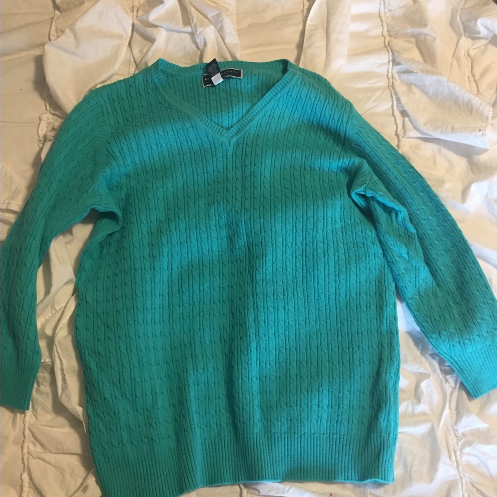 Karen Scott Petites 3/4 Sleeve sweater